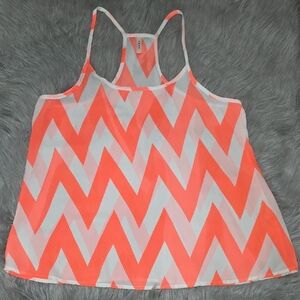 Chevron Patterned Tank Top